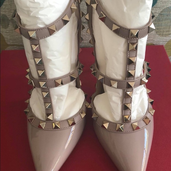 Valentino Rockstud Leather Slingbacks T.100 - Picture 4 of 8